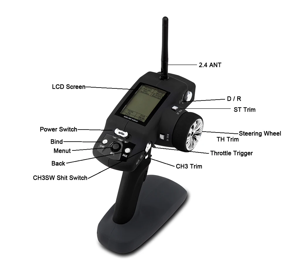 Children's Toy Hot WLtoys 10428 RC Car 45CM 1:10 Scale
