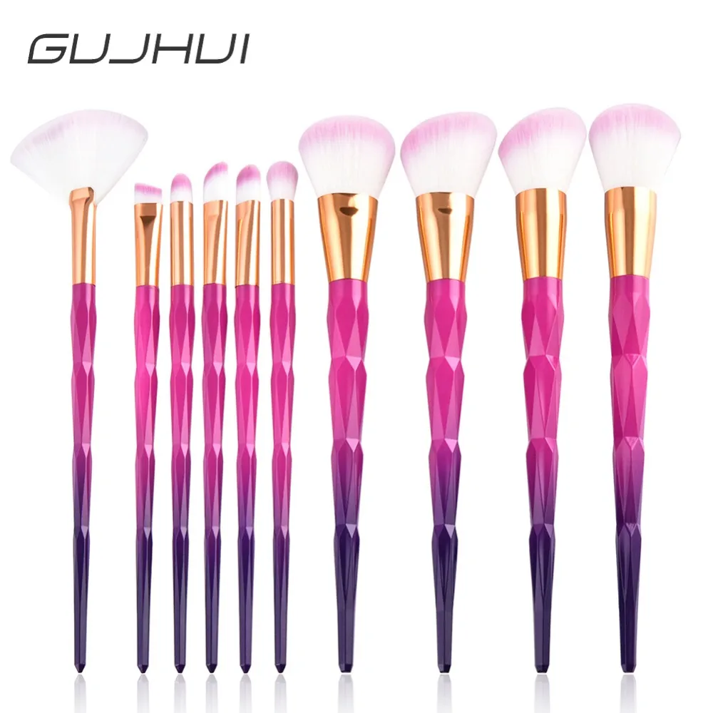 

GUJHUI 20pcs Professional Makeup Brushes Set Powder Foundation Eyeshadow Make Up Brushes Cosmetics Soft Synthetic Hair #262195