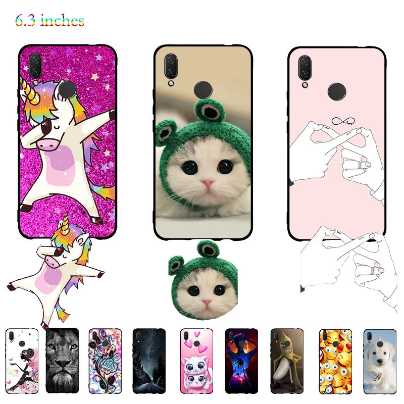 

Phone Cover For Huawei P Smart+ P Smart Plus Nova 3i Case Cover Soft TPU Silicon Back Cover For Huawei P Smart Plus Nova 3i Case