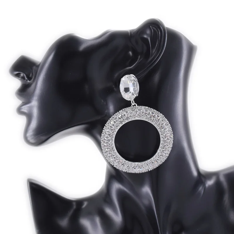 crystal round drop earring for girls (1)