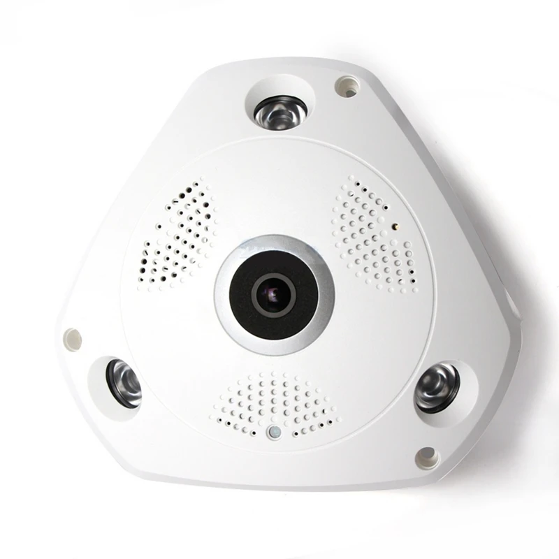 360 камера IP 3MP рыбий глаз панорамная 1080 P wifi наблюдения с наклоном и зумом 3D VR видео