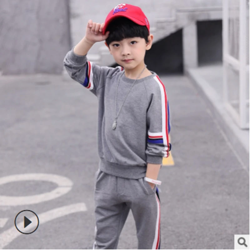 Conjunto De Ropa Deportiva Para Niños 2019 Nuevos Conjuntos De Ropa Para Niños De Primavera Otoño 2 Colores De Retazos Size110 160 Ly035 Set De Ropa Aliexpress