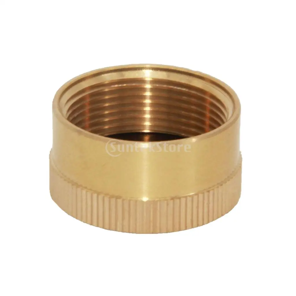 10pcs Heavy Duty Solid Brass Cap 1LB Propane Bottle Small Gas Tank Cylinder Cap Refill Coupler