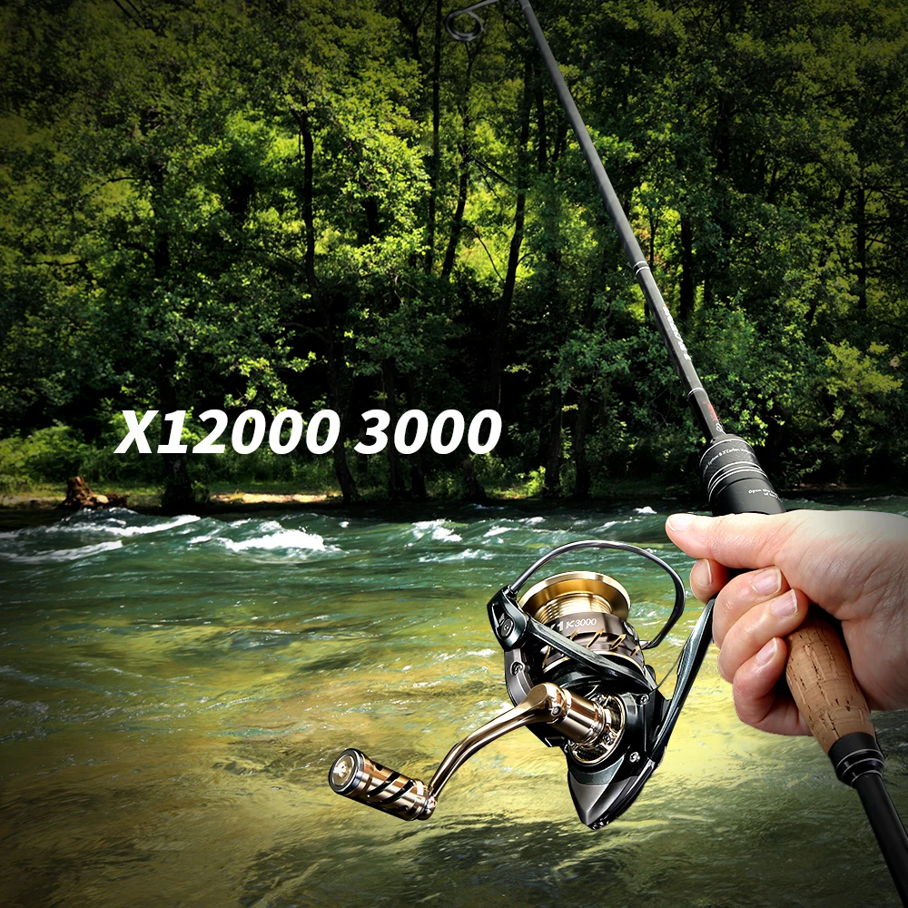 Cemreo Катушка для спиннинга 2000 3000 5 2: 1 11 + полностью новая водостойкая 12 14 кг