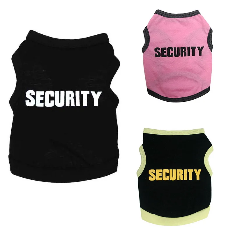 Hoomall Soft Cotton Dog Clothes With Letters Fashion Summer Vest