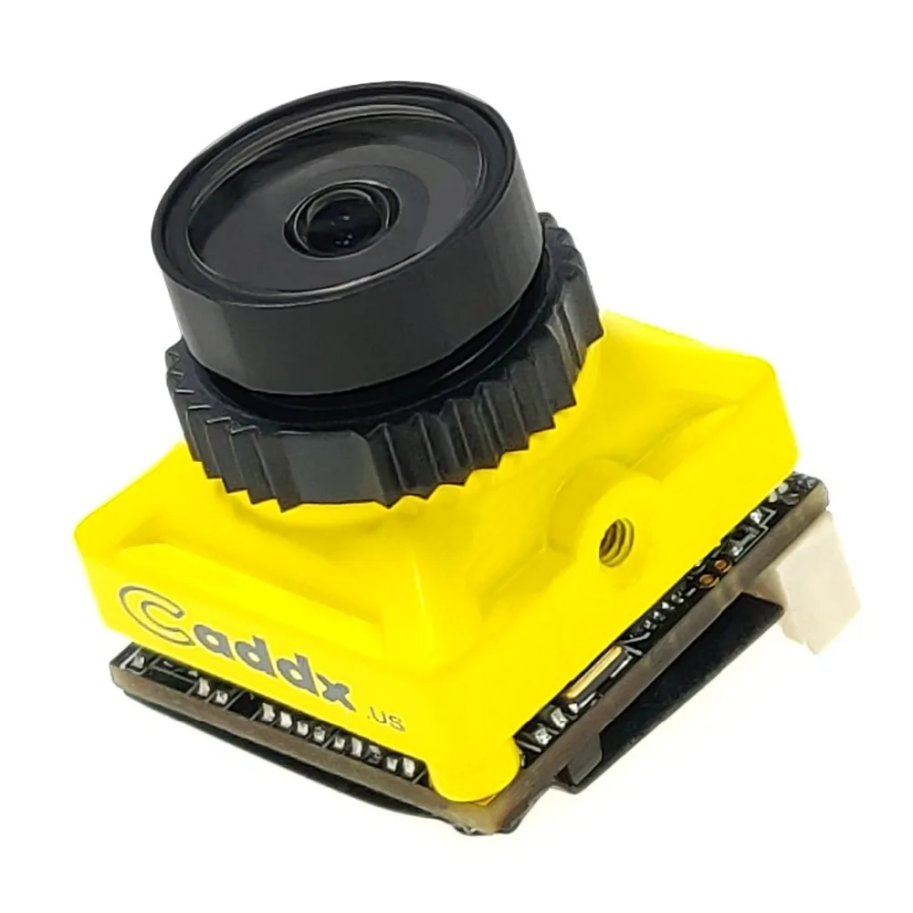 

Caddx Turbo Micro S2 2.1 / 1.8mm FPV Camera 4: 3 PAL / NTSC New CCD Sensor with Ultra Low Delay Yellow for RC FPV Racing Drone