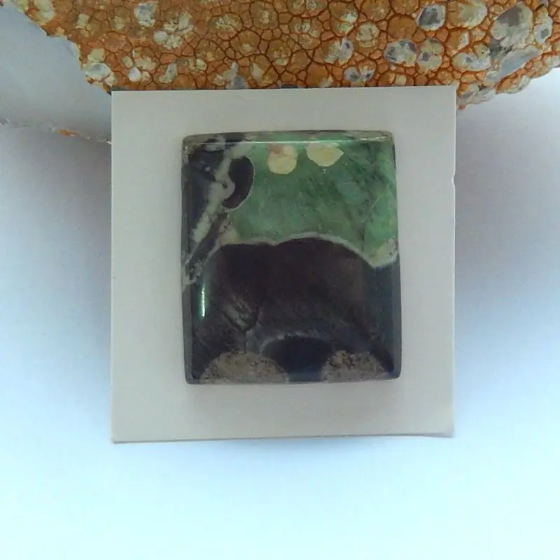 

Natural Mushroom Jasper Cabochons,29x25x6mm,7.2g