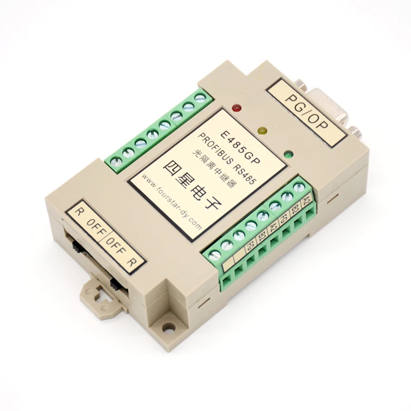 

Isolated PROFIBUS RS485 Repeater Rate 0~1.5Mbps Adaptive Power Supply-RS485-RS485 Fully Isolated Lightning Strike Surge