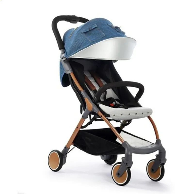 Babysing детская тележка может лежать и сидеть в портативном складном ультра легком