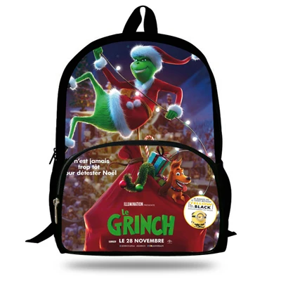 grinch backpack purse