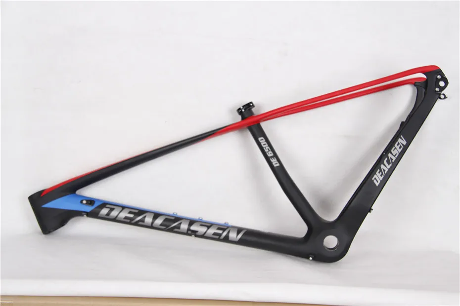 Deacasen DIY Available Carbon mtb Frame Ud Weave Matt Carbon Fiber Frameset Carbon Mountain Bike ...