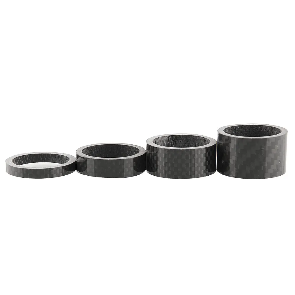 4Pcs Carbon Fiber Stem Washer Spacer Bicycle Bike Headset Fork 5//10//15//20mm DIY