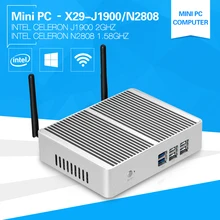 Мини-компьютер windows10 Pentium N3510 J1900 Quad core 2.0 ГГц N2808 два HDMI display port desktop pc 4 Г Ram USB3.0 HTPC