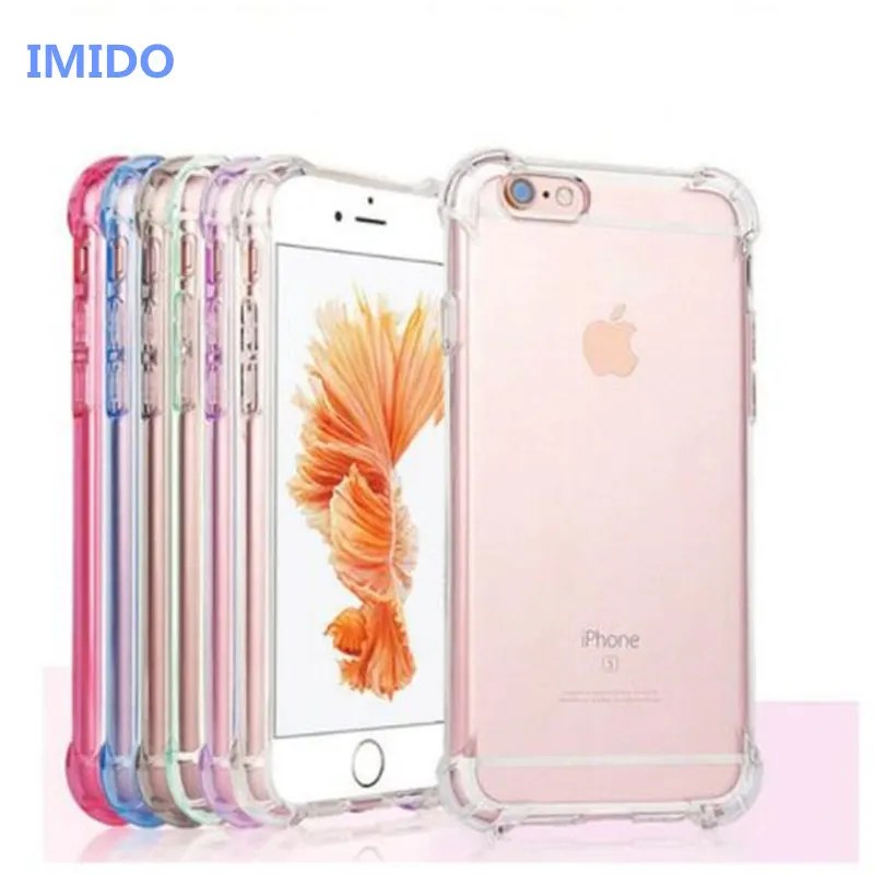 

Airbag Drop Protection Case For iPhone 7 8 XR XS Max Transparent Phone Case Soft TPU Clear Cover For iPhone X 8 7 6 6S Plus Case