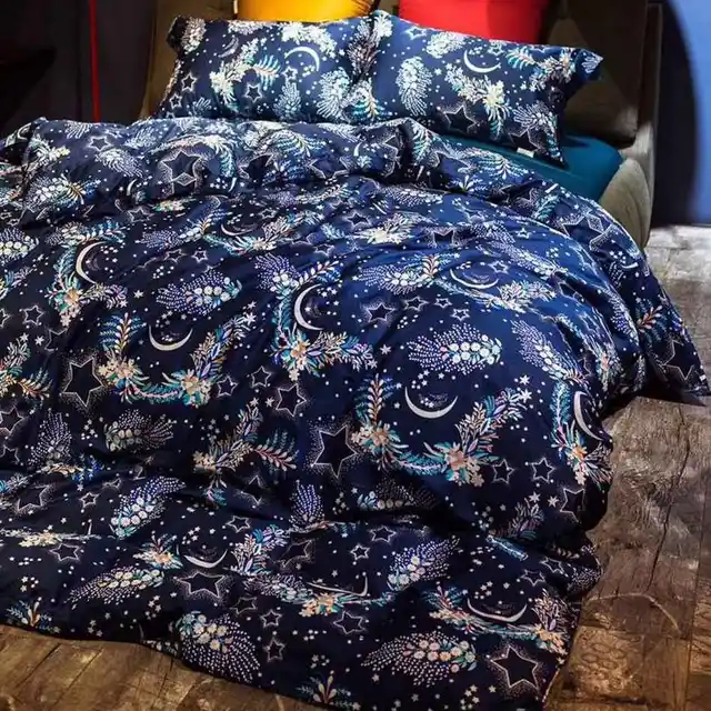 Buy 600TC 100 Egyptian Cotton Blue And White Duvet