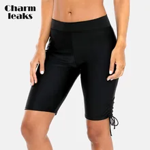 Charmleaks/женское Спортивное бикини, плавки-капри, плавки на завязках, облегающий купальник, плавки для плавания