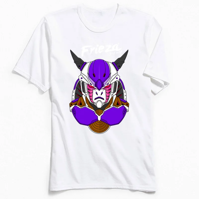 Crewneck Robo Frieza Cotton Men T Shirts Casual Short Sleeve Tops & Tees Coupons Casual Tshirts Top Quality Robo Frieza white