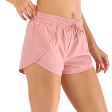 Для женщин полиэстер спандекс сухая посадка свободный крой охлаждение Dri Fit тренировочные шорты