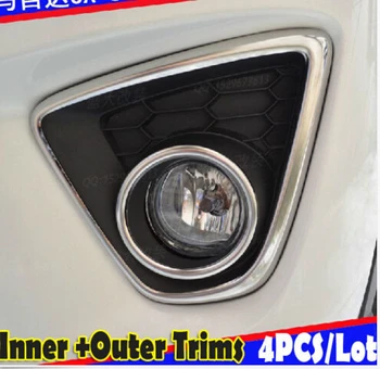 

lamp cover 4Pcs Stainless Car Front Fog Lights lamp cover Trim For Mazda CX-5 CX5 2012 2013 2014
