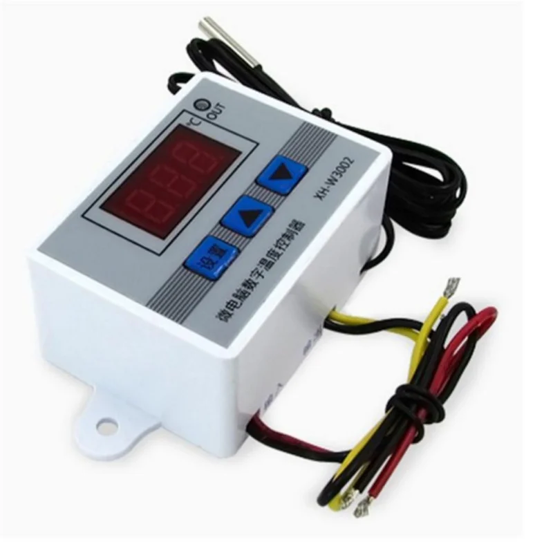 

High Quality AC 220V 12V 24V 10A Intelligent Digital Thermostat -50~110C Digital Temperature Controller Regulator Switch 2018