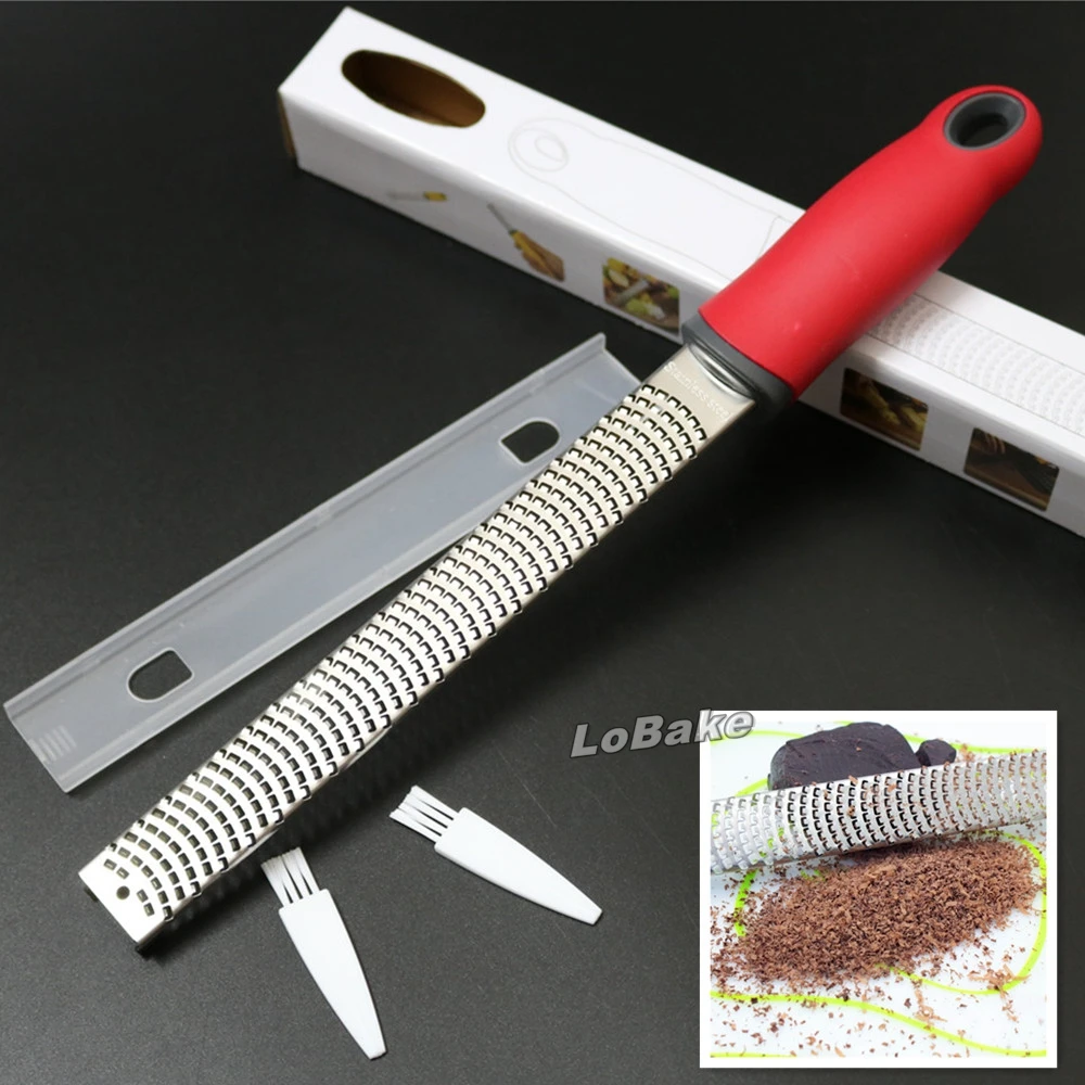 

stainless steel professional lemon zester cheese chocolate ginger grinder zester grater Microplane for kitchen gadget tools
