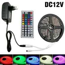 led Strip 60LED IP65 Waterproof RGB 5M 10M 15M Led Strip Light 12V 2A SMD5050 Flexible Strip Tape Light Cable Smart Pixel Strip