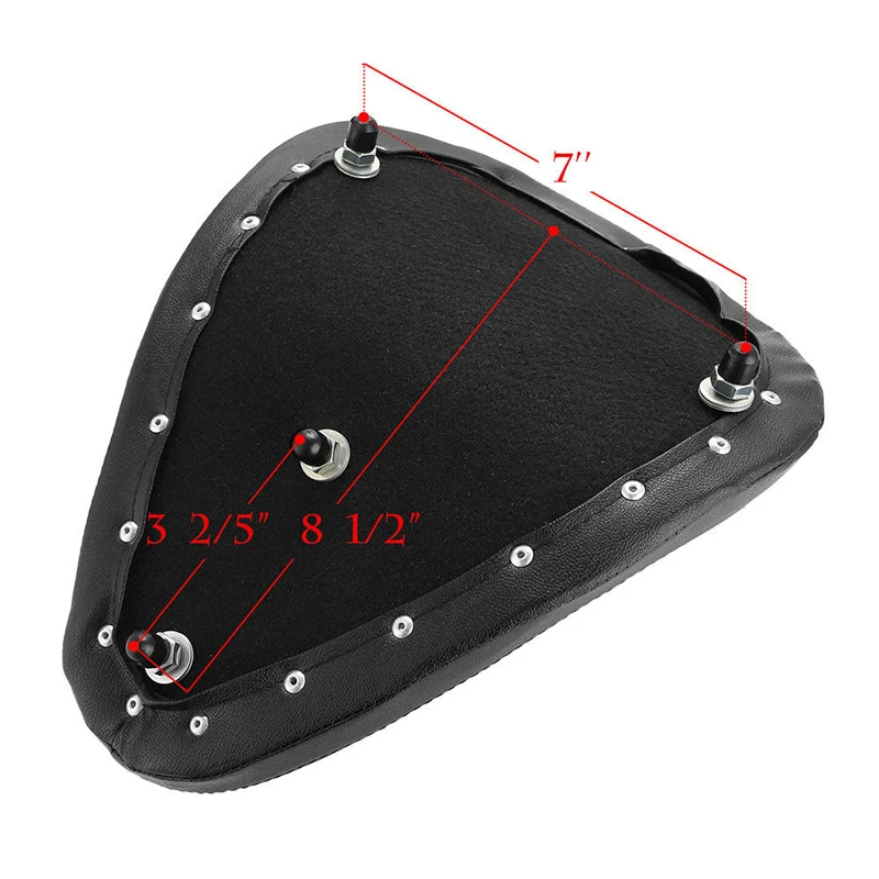 Кожа стежка Solo Seat+ " пружинное крепление для Harley Sportster Xl883 1200