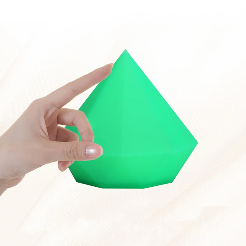 

7Colors Diamond LED Battery Night Light Soft Silicone Touch Sensor Tap Control Pat Light Baby Kids Bedroom Besdide Decor Lamps