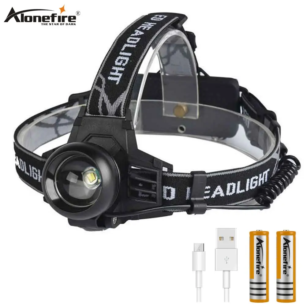 

AloneFire HP99 5000LM XML-T6 LED headlight headlamp flashlight head lamp for 18650 battery front light portable light