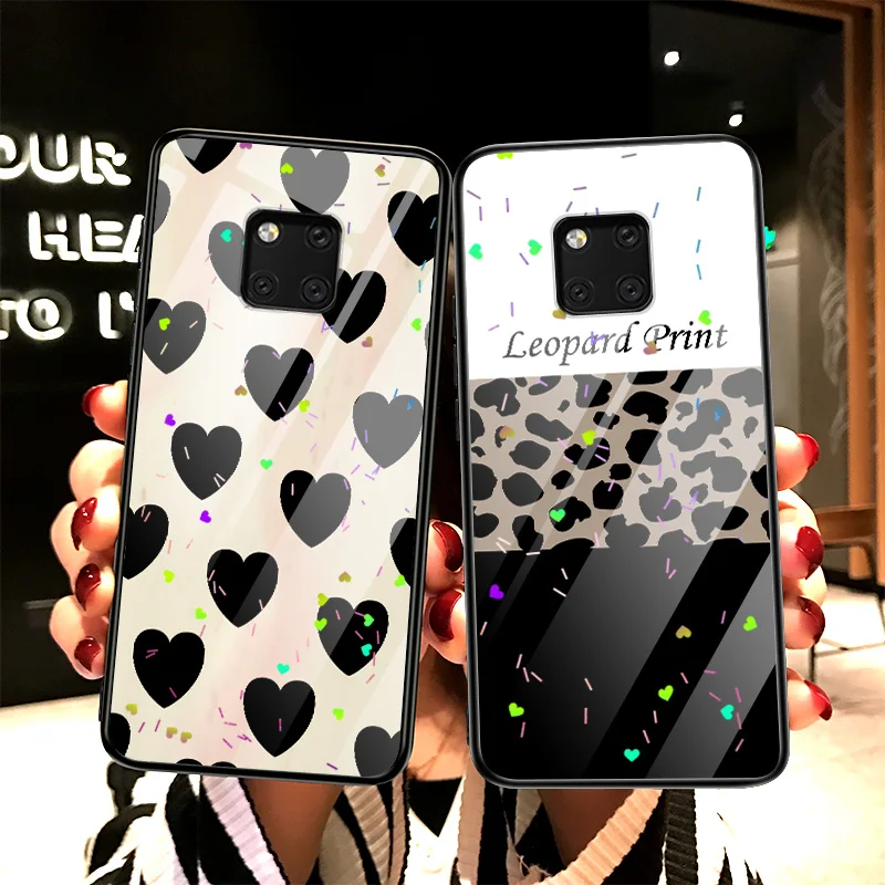 Для huawei mate 20 Pro/Lite чехол Гибридный эпоксидный цветной узор задняя защитная