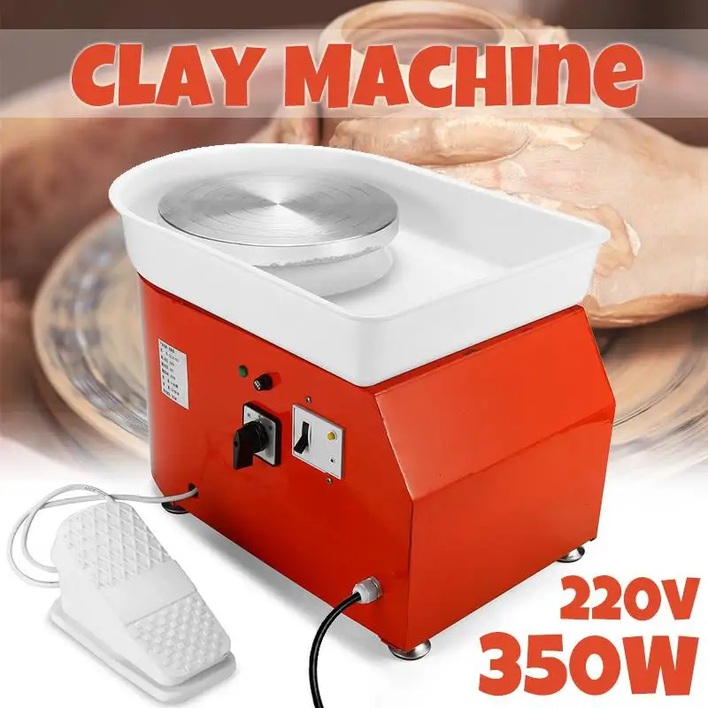 

220V 350W Electric Clay machine Portable Handmade Press Pasta Tools DIY Clay Tool With Tray For Ceramic Work Ceramics