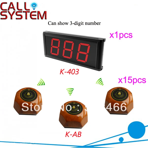 Лидер продаж Гостевая система персонального вызова для караоке K-403+ AB светодиодный дисплей 3 цифр и кнопки могут быть настроены