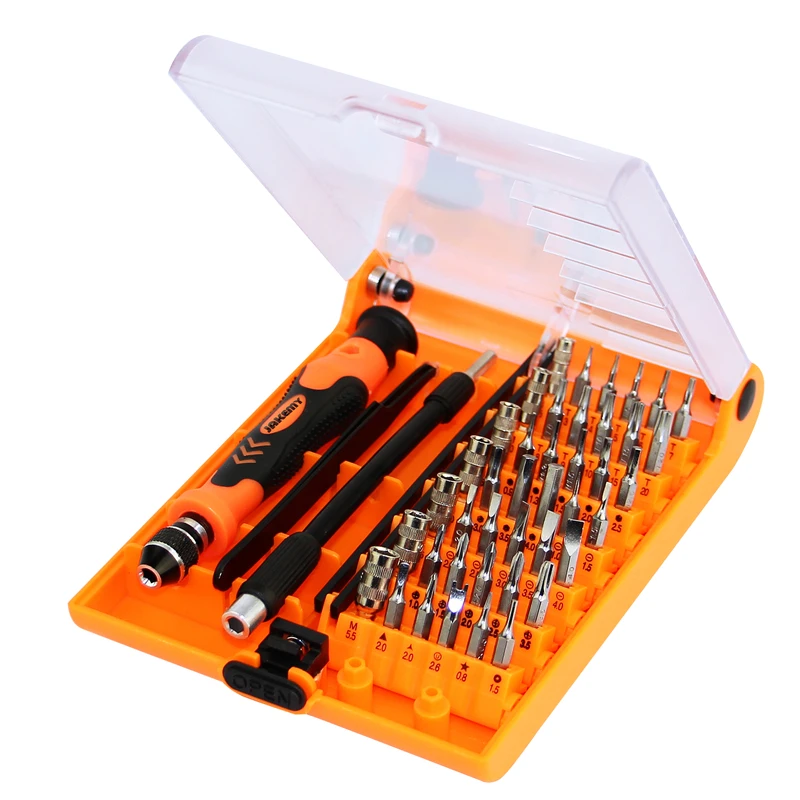 

45pcs Mobilephone Camera Computer Repairing Clock Watch Cellphone Home Digital Appliance Domestic Portable Repairing Manual Tool