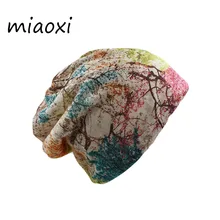 Miaoxi, модная Женская Весенняя шапка, брендовые шапки, шарф, два б/у, повседневные, для взрослых, Осенние, цветочные, для девочек, шапочки, Skullies, шапочка в стиле кэжуал