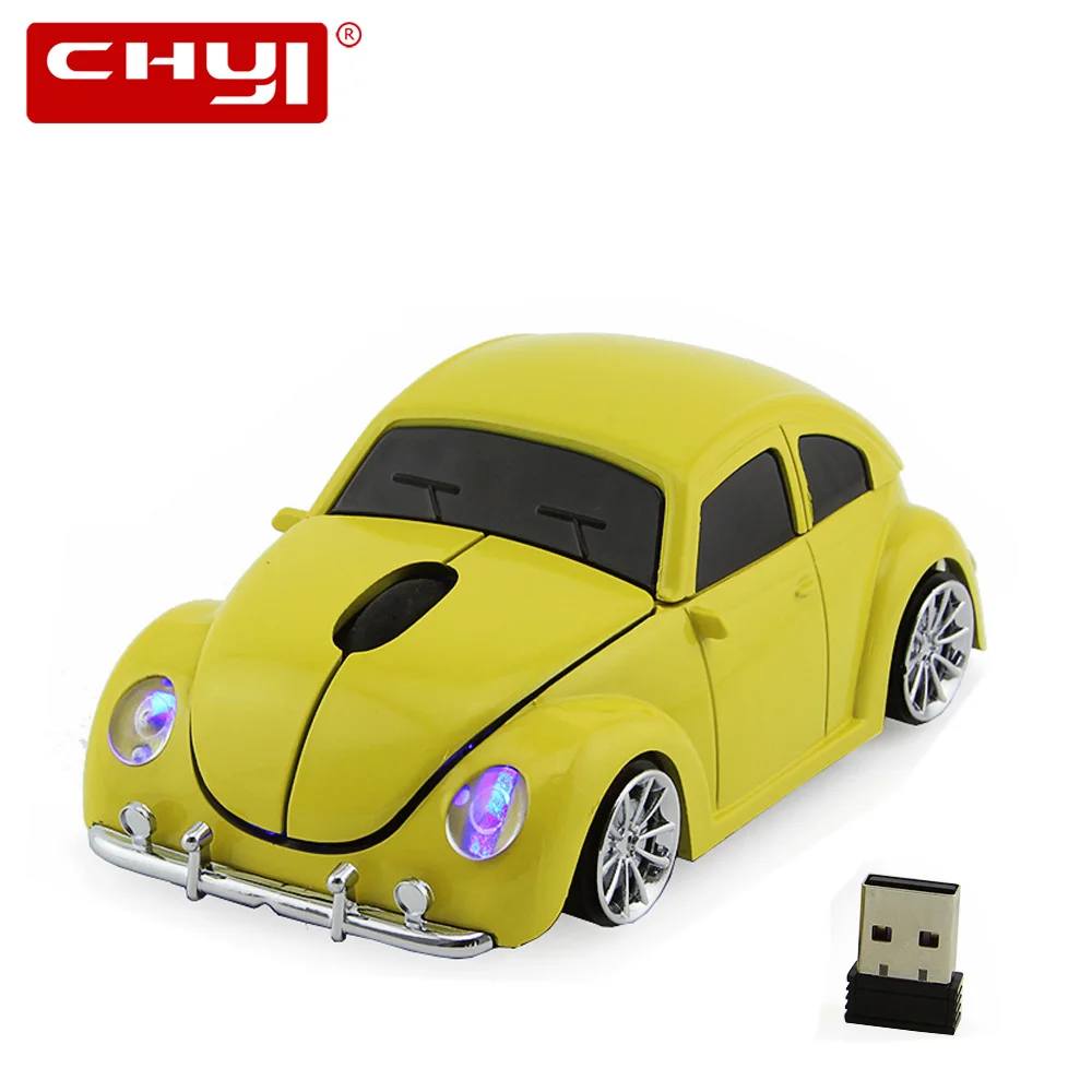 

Fashion Car Wireless Mouse 1600DPI Optical Computer VW Beetle Mice Bug Beatles Mouse Sem Fio Gaming Mause for PC Laptop Notebook