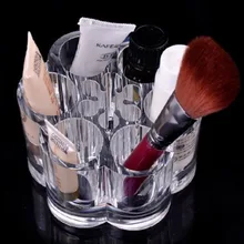 Косметический Чехол-органайзер для макияжа, прозрачный акриловый ящик для хранения ювелирных изделий, держатель, акриловая подставка, помада, косметика