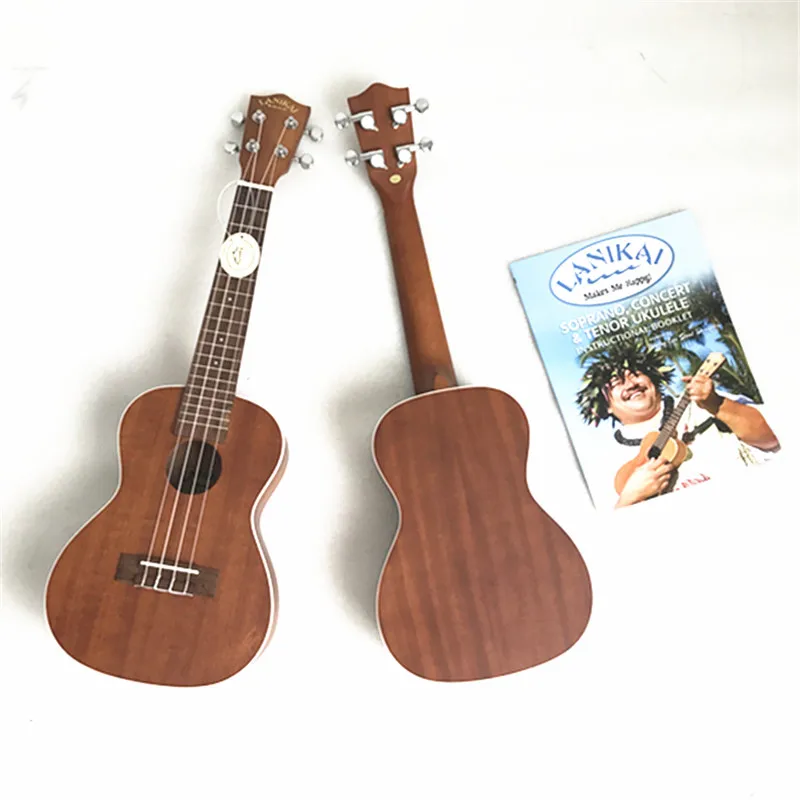 Lanikai бренд Укулеле сопрано LU21 и концертный LU21C Ukelele