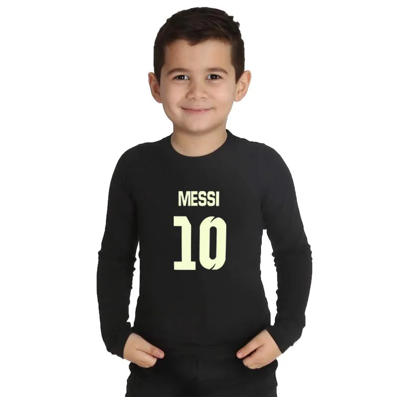 LYTLM Messi/футболка детские рубашки Новинка года; летние топы для девочек-подростков с короткими рукавами; Koszulki Meskie