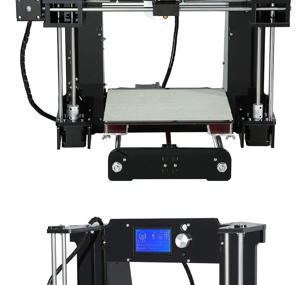Anet A6 A6L авто-выравнивание DiY 3d принтер Высокая точность Reprap i3 DIY с нитью большой размер печати 220*220*250 мм