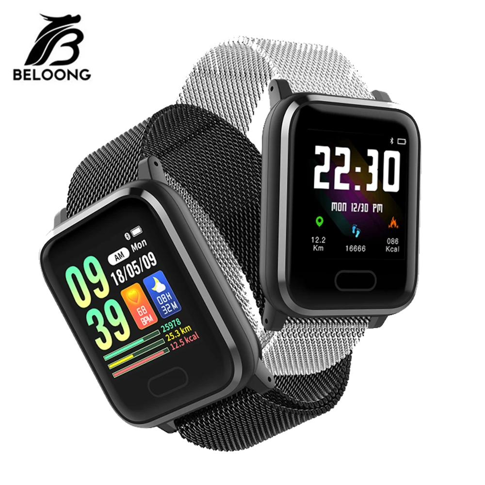 BELOONG K8 1 3 ''ips Цвет сенсорный Экран Смарт часы IP67 Водонепроницаемый сердечного