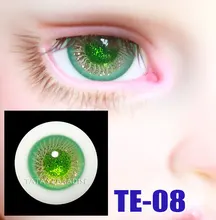 14mm 16mm BJD Eyes green pupil shimmy green Eyeballs for 1 3 1 4 1 6