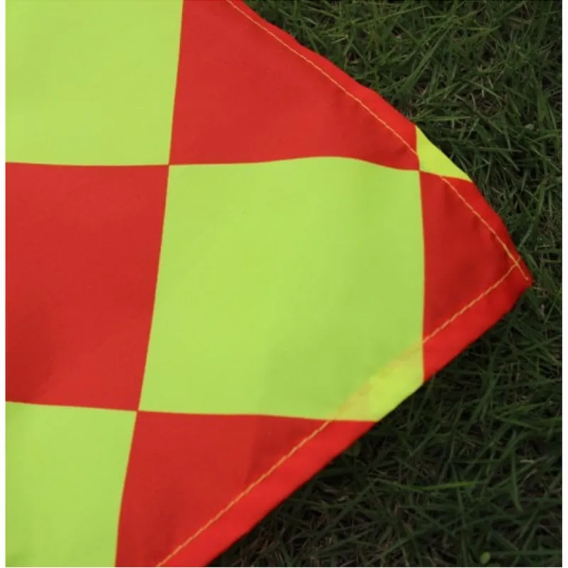 Gojoy новые футбольные лайнсмен флаги 1 пара спортивные ярмарка Play Набор флага Футбол Судья Флага оборудование Футбольного Арбитра оптовая