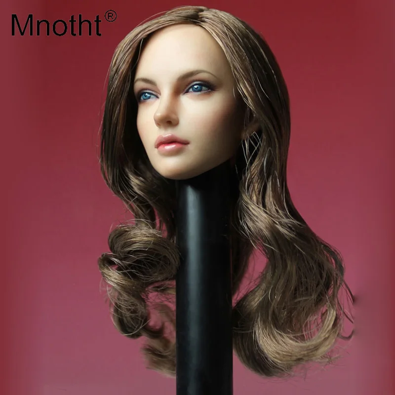 Mnotht Toys 1/6 Scale SDH005 резная головка в европейском стиле с золотыми/коричневыми