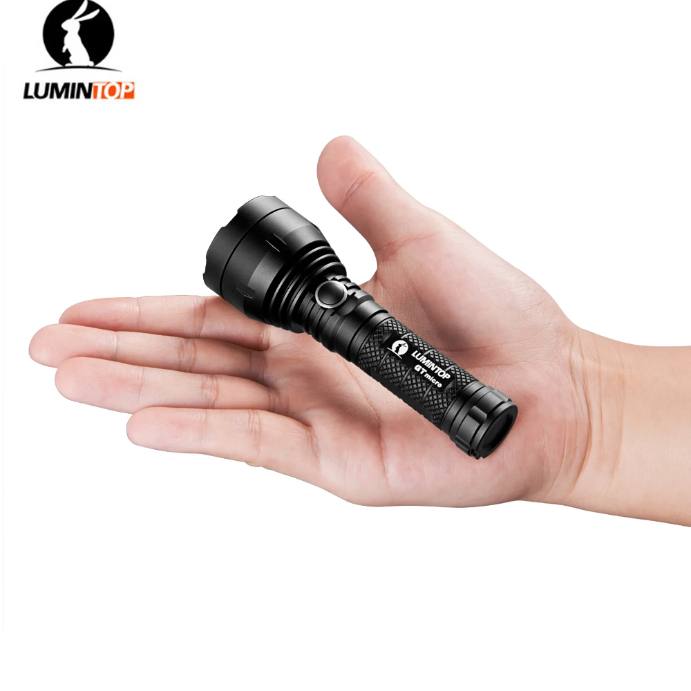 LUMINTOP GT micro EDC фонарик Cree XPL HI max 1000 люмен дальность луча 400 м ручной фонарь с батареей