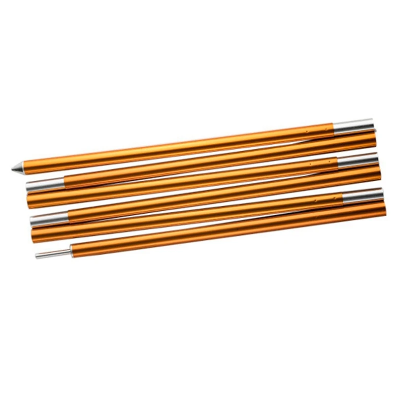 2Pcs/Set Outdoor Camping Tent Pole Aluminum Alloy Tent Rod Spare Replacement 1.5Cm Tent Support Poles Tent Accessories