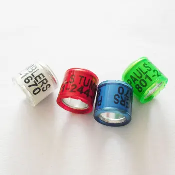 

free shipping 8mm bright nice crown pigeon foot ring