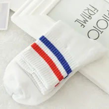 В стиле «хип-хоп», унисекс носки Harajuku хлопковые рубашки в полоску скейтборд носок; мягкая и удобная обувь простые носки женские носки