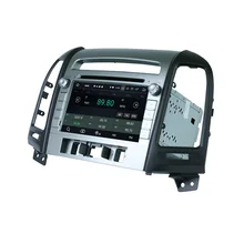 Android 8.0 Octa Core 2 din 7″ Car Audio DVD GPS for Hyundai Santa Fe 2006-2012 With Radio 4GB RAM Bluetooth WIFI USB 32GB ROM