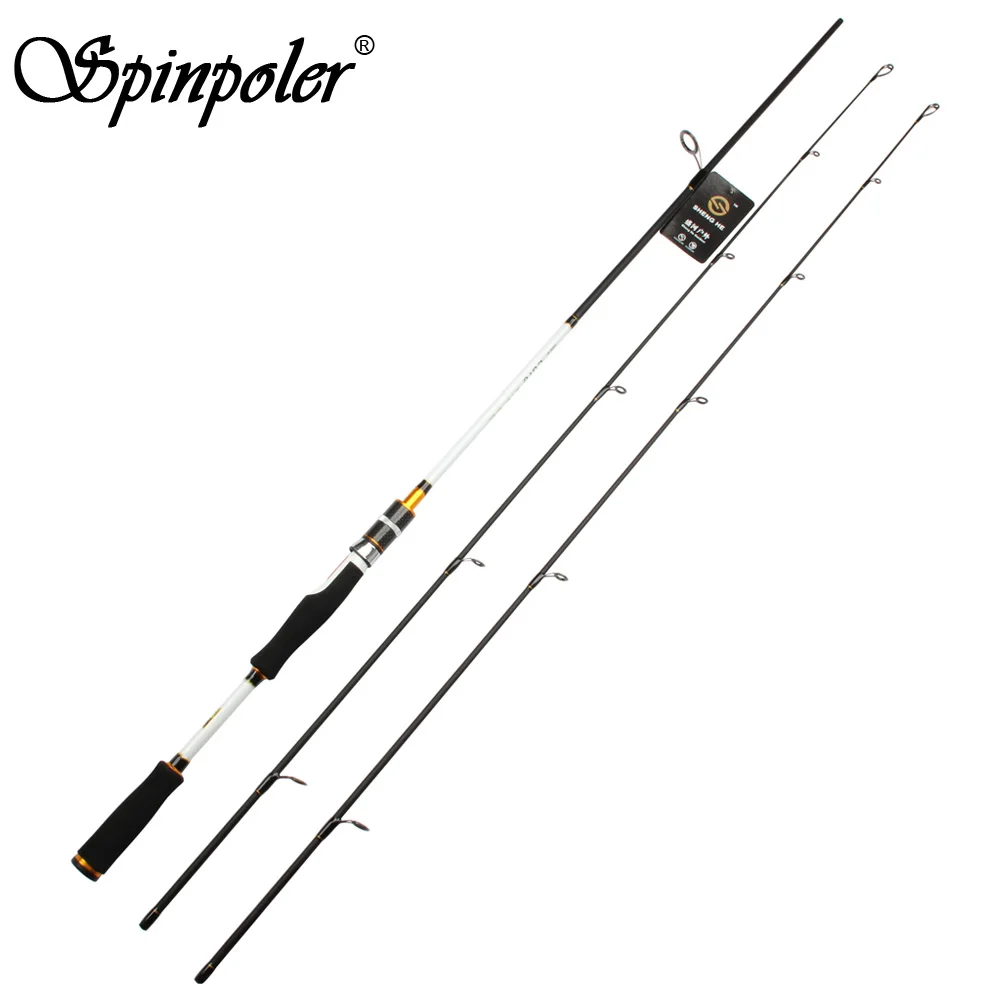

2.1m 2-Piece Spinning Rod With 2 Top Tip (Medium Heavy, Medium, 8-25g Lure Weight Test) Spinning Fishing Rod Portable Ultralight