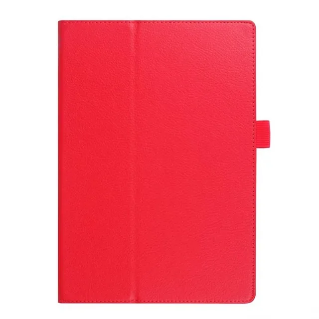 Подставка литчи из искусственной кожи чехол для lenovo Tab 2 A10-70F/L A10-30 X30F/M Tab 3X70 X70F X70M Tab 10 TB-X103F X103F чехол+ Защитная пленка на экран+ подставка для ручек - Цвет: red